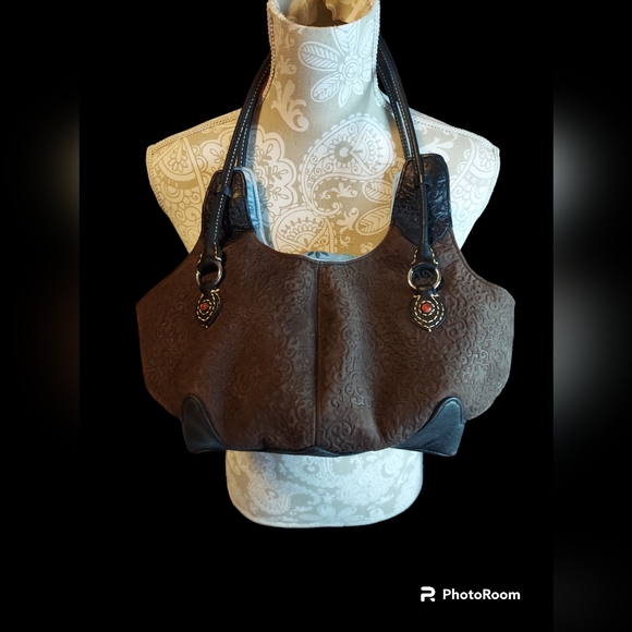 Golden Hands Brown Shoulder Bag/Purse - Picture 2 of 13
